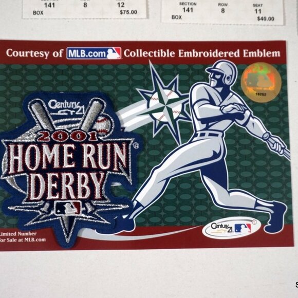 2001 SEATTLE MLB ALL STAR GAME HOME RUN DERBY MLB BASEBALL TICKET STUBS ALL WEEK - Picture 2 of 7